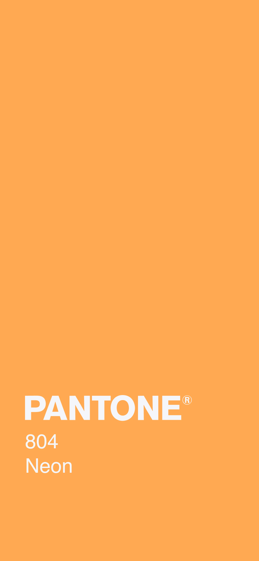 PANTONE 804 Neon Plain Wallpaper | Wallaland